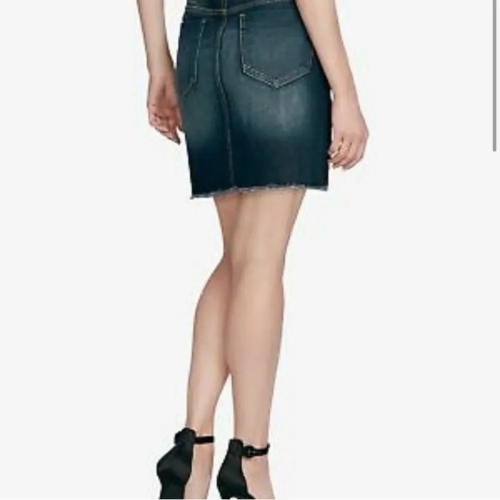 Jessica Simpson Adorn High Waist Denim Skirt Size 28‎ 30 4 / 6